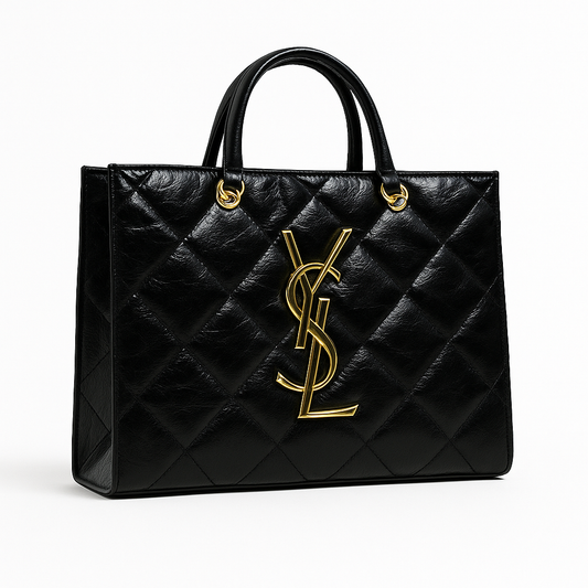 Saint Laurent Quilted Tote